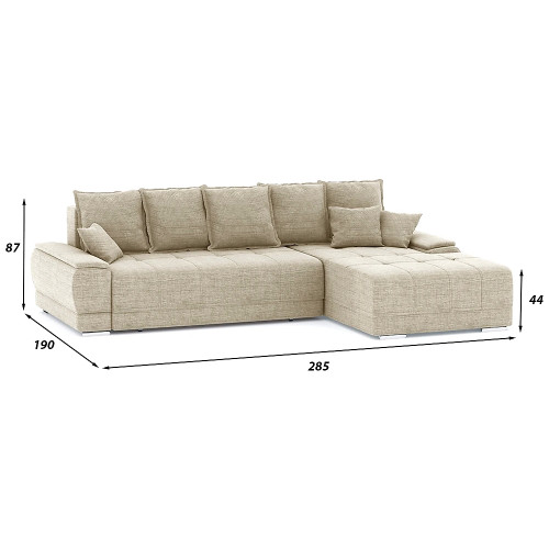 Диван угловой Nordviks (Модерн) Сountry Сountry Beige