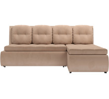 Диван угловой Кормак Велюр Beige