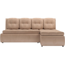 Диван угловой Кормак Велюр Beige