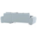 Диван угловой Nordviks Мини (Модерн) Plush Light Grey