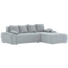 Диван угловой Nordviks Мини (Модерн) Plush Light Grey