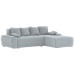 Диван угловой Nordviks Мини (Модерн) Plush Light Grey