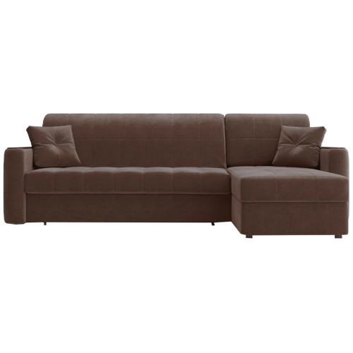Диван угловой Ницца Plush Brown