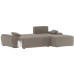 Диван угловой Nordviks Мини (Модерн) Plush Light Brown