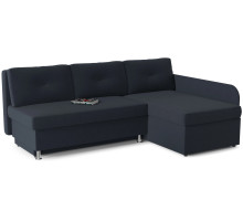 Диван угловой Бруно Dark Blue еврокнижка
