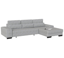 Диван угловой Торин Velvet Grey Еврокнижка