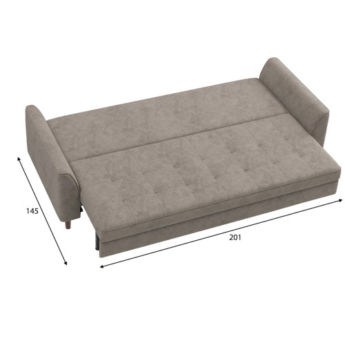 Диван Скандия Plush Beige