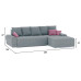 Диван угловой Nordviks (Модерн) Plush Light Grey - Пасти