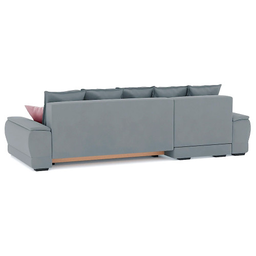 Диван угловой Nordviks (Модерн) Plush Light Grey - Пасти