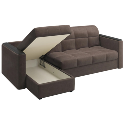 Диван угловой Неаполь Plush Brown