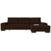 Диван угловой Калаус Brown Еврокнижка
