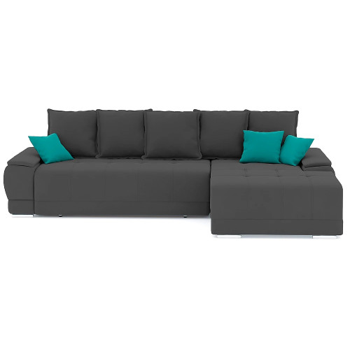 Диван угловой Nordviks (Модерн) Plush Grey - Blue