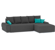 Диван угловой Nordviks (Модерн) Plush Grey - Blue