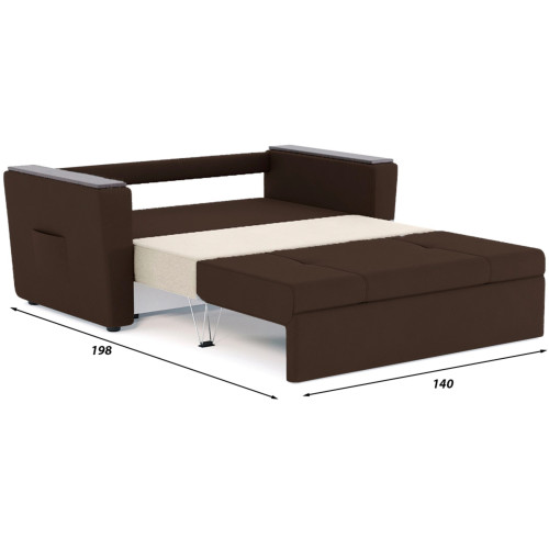 Диван Дубай (Майами) Plush Brown