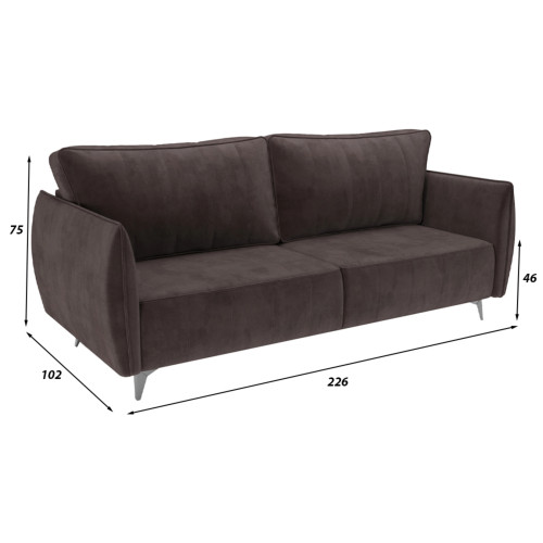 Диван Осло Plush Brown