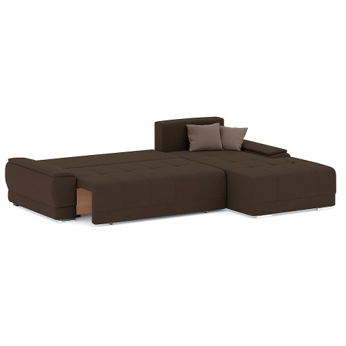 Диван угловой Nordviks (Модерн) Plush Brown - Light Brown