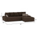 Диван угловой Nordviks (Модерн) Plush Brown - Light Brown