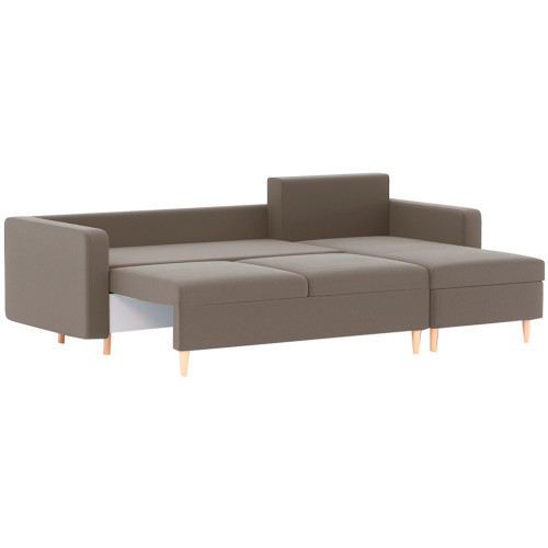 Диван угловой Белфаст Plush Light Brown