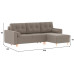 Диван угловой Белфаст Plush Light Brown