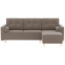 Диван угловой Белфаст Plush Light Brown