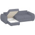 Диван угловой Валери Plush Grey