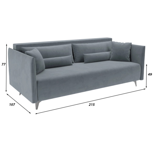 Диван Майами Plush Grey