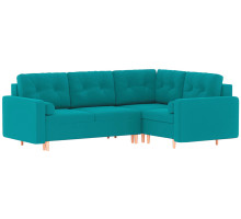 Диван модульный угловой Белфаст Plush Blue