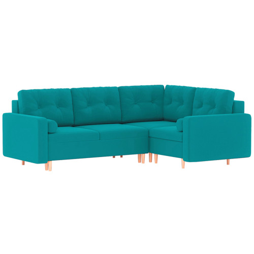 Диван модульный угловой Белфаст Plush Blue
