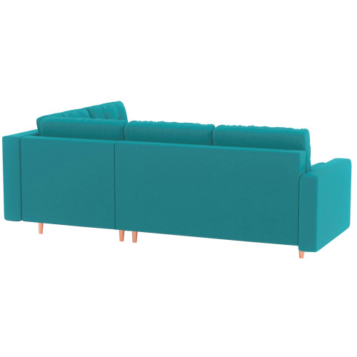Диван модульный угловой Белфаст Plush Blue