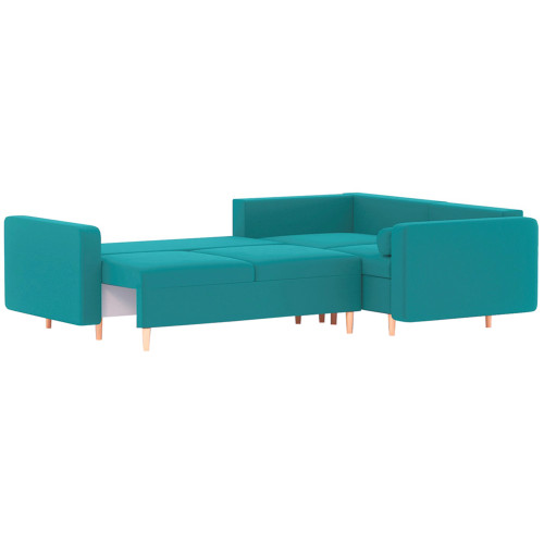 Диван модульный угловой Белфаст Plush Blue
