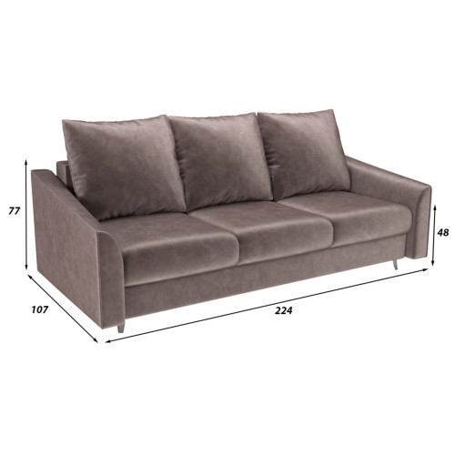 Диван Уэльс Plush Brown