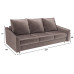 Диван Уэльс Plush Brown