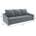 Диван Уэльс Plush Grey