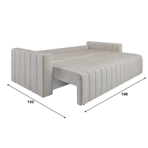 Диван Лондон Вельвет Бархат Beige