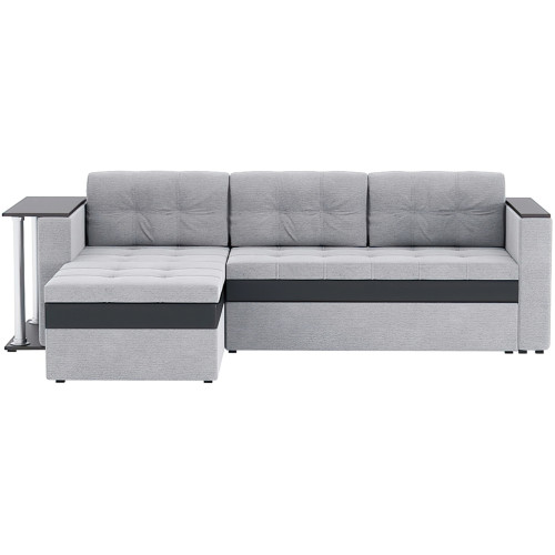 Диван угловой Атланта Сountry Light Grey со столиком