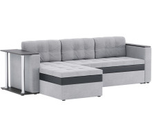 Диван угловой Атланта Сountry Light Grey со столиком