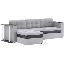 Диван угловой Атланта Сountry Light Grey со столиком