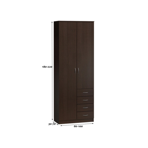 Шкаф Зодиак 2.8 (Мини) Венге