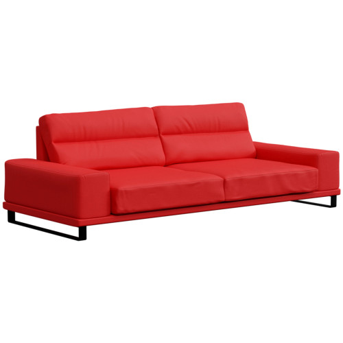 Диван кожаный Рипозо Red