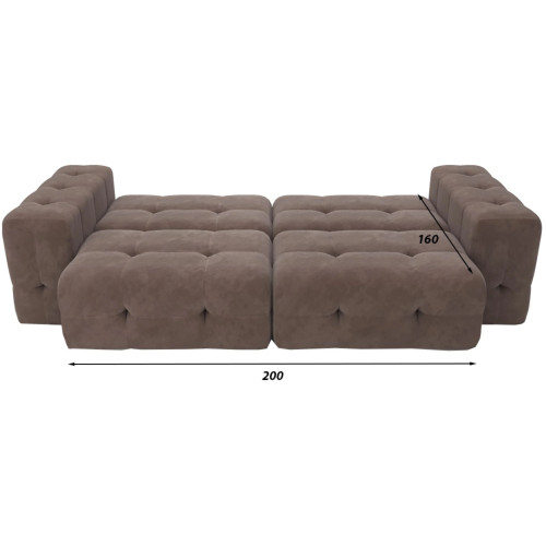 Диван модульный Спилберг Plush Brown