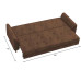 Диван Скандия Plush Brown