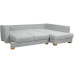 Диван угловой Плимут Мини Light Grey