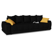 Диван прямой Nordkisa еврокнижка Дрим блэк