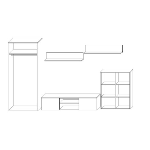 Стенка Денвер-5 (Икар) Дизайн-2