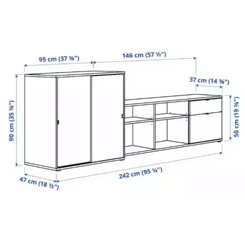 Стенка Вихалс-8 Икеа (IKEA)